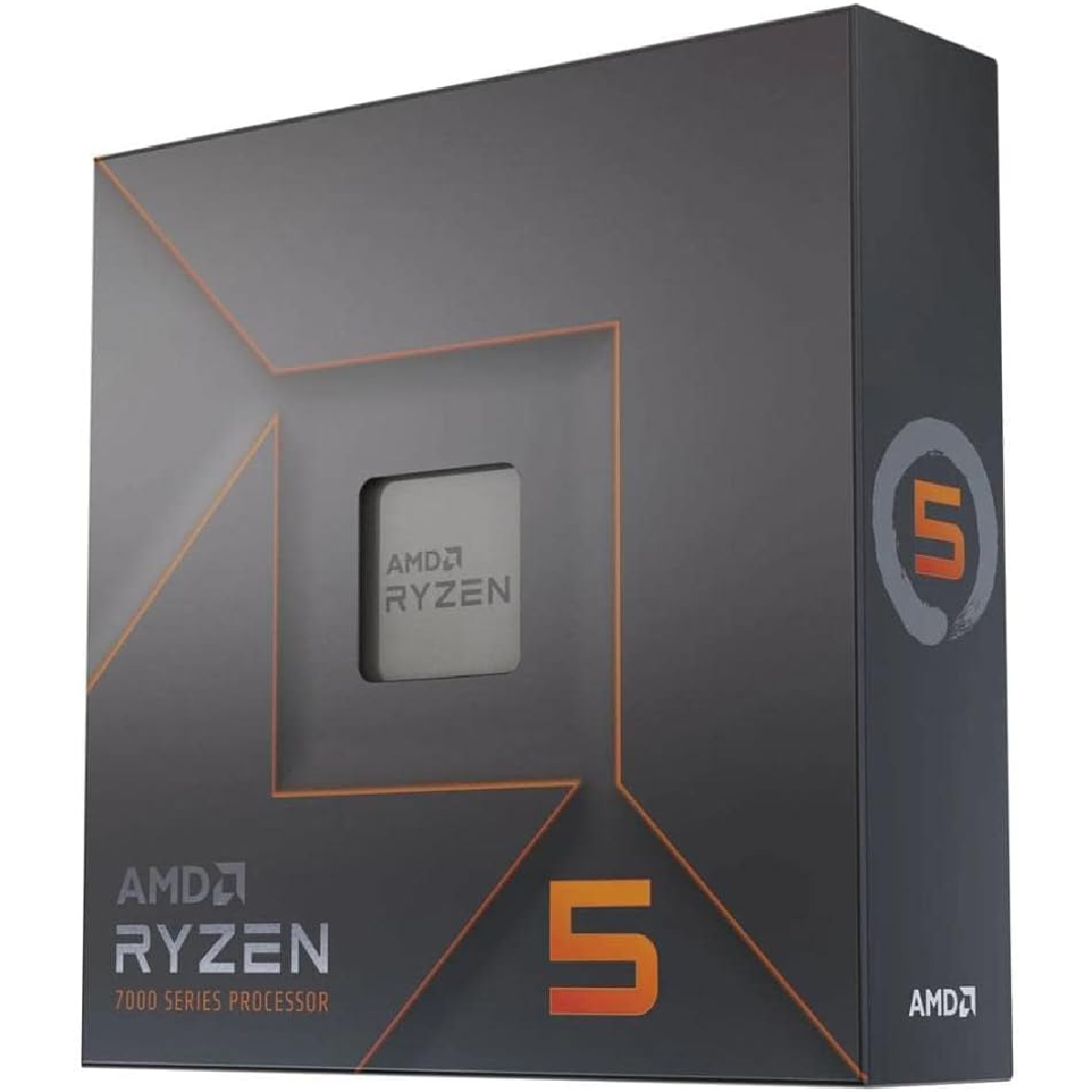 Processador AMD Ryzen 5 7600X 4.7GHz (Turbo 5.3GHz) 32MB Cache AM5