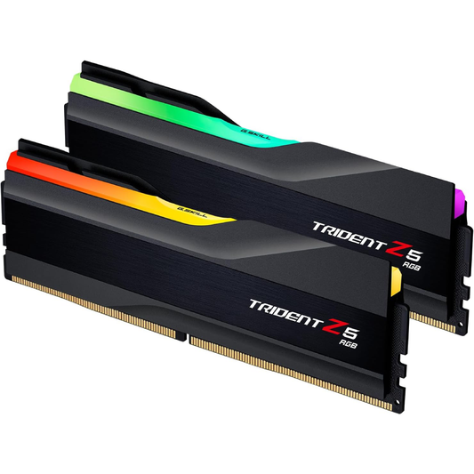 Memória Trident Z5 RGB DDR5 32GB (2x16GB) 6000MT/s CL36 - Preto/Prata