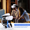 Base de Carregamento PS VR2 com Luzes RGB e Suporte para Fone de Ouvido