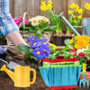Kit de Ferramentas de Jardinagem Infantil com 9 Peças e Bolsa