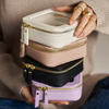 Bolsa de Maquiagem Transparente com Zíper - Portátil e Compacta