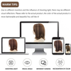 Peruca Feminina de Fibra Sintética Alta Qualidade - Cabelo Curto com Lace Marrom