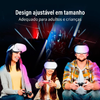 Faixa de Cabeça Ajustável com Bateria de 8000mAh e Luzes Coloridas para Meta/Oculus Quest 2
