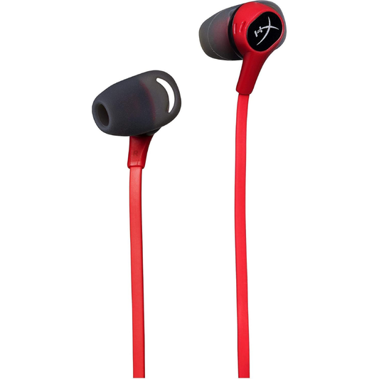 Fone de Ouvido HyperX Cloud Earbuds com Microfone - Preto/Vermelho