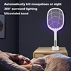 Raquete Elétrica Zapper Bug Mata-Mosquitos USB Recarregável