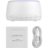 Máquina de Ruído Branco Recarregável com Bluetooth e Luz Noturna