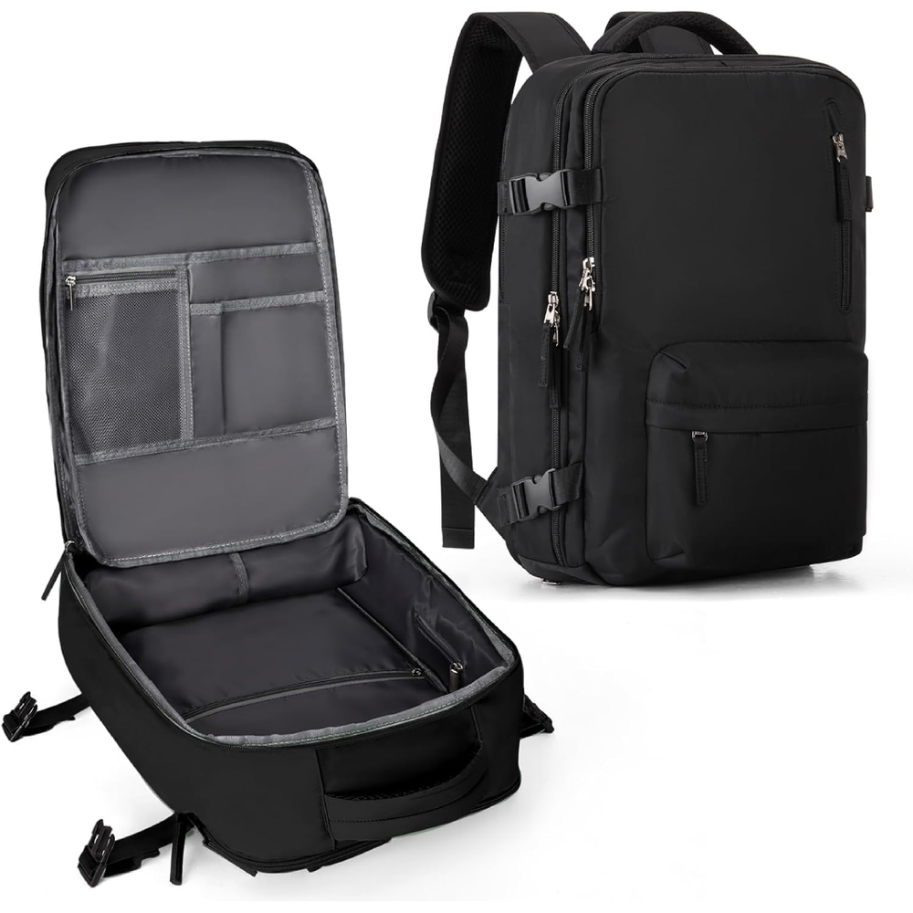 Mochila de Viagem Grande Feminina Impermeável com Compartimento para Calçados