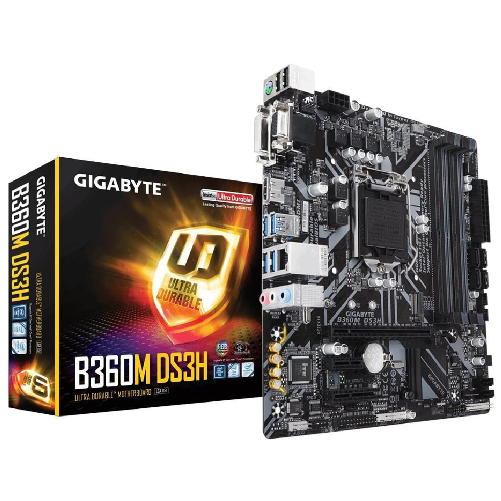 Placa-Mãe Micro ATX Intel B360 LGA1151 DDR4 USB 3.1