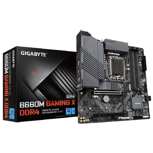 Placa-Mãe GIGABYTE B660M Gaming X DDR4 LGA1700 mATX M.2 USB-C