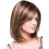 Peruca Feminina de Fibra Sintética Alta Qualidade - Cabelo Curto com Lace Marrom