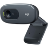 Webcam Logitech C270 HD com Microfone Integrado - USB - Widescreen 720p
