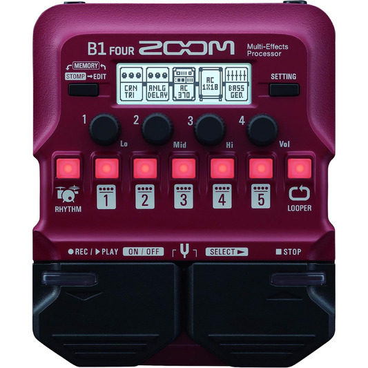 Processador de Efeitos Zoom B1 Four para Baixo