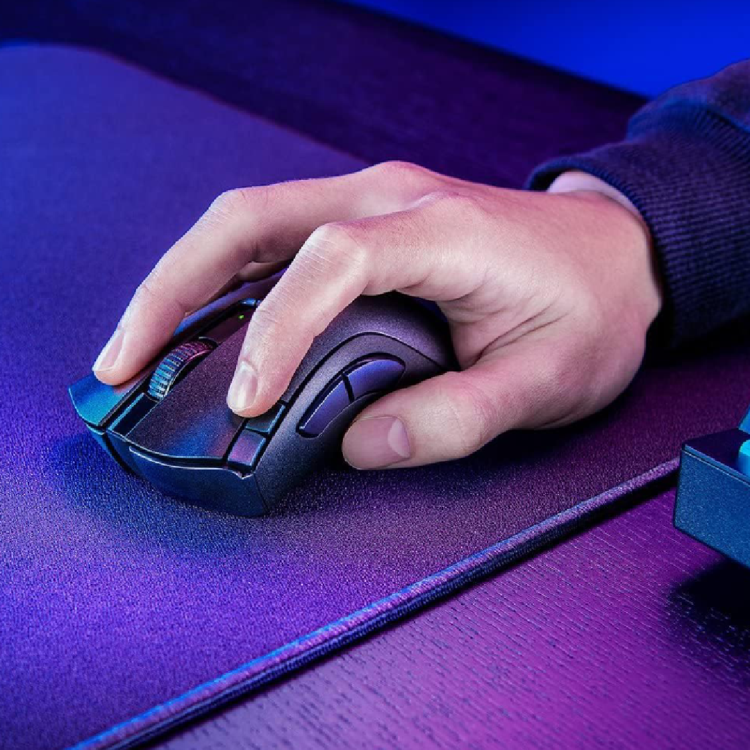 Mouse Gamer Razer DeathAdder V2 X Hyperspeed - Sem Fio - 14.000 DPI - 7 Botões Programáveis