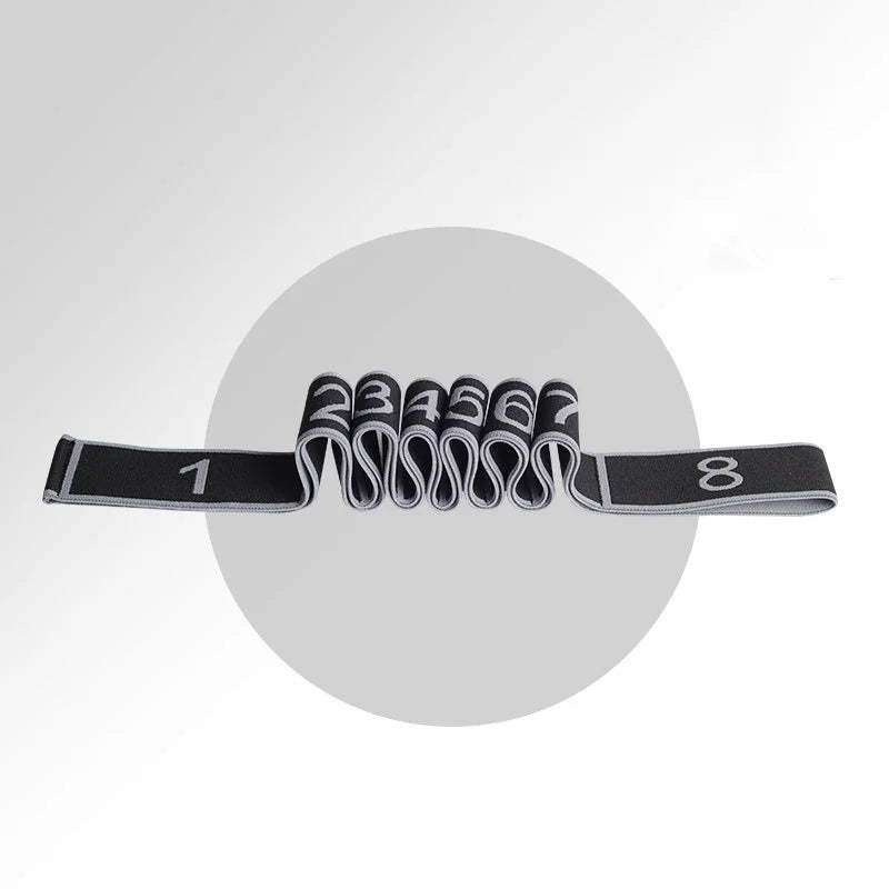Bandas elásticas de resistencia para Yoga de varias secciones, entrenamiento de baile, gimnasio, Pilates en casa, correa de tracción, equipo de gimnasio, deporte y Fitness