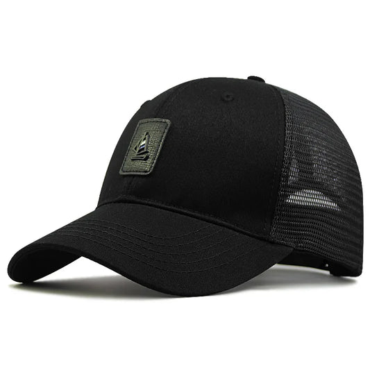 <h2>Boné Masculino Plus Size – Modelo Trucker com Tela e Algodão 3D, Snapback para Cabeças Grandes (56–68cm)</h2>