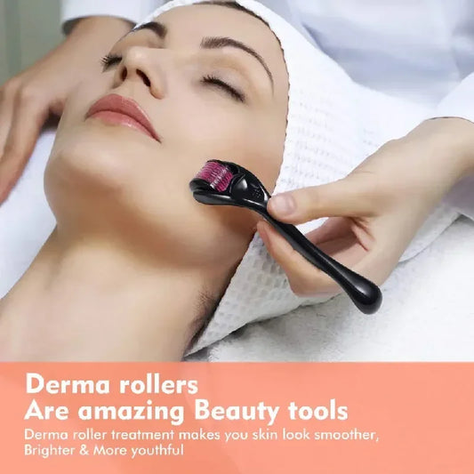 <h2>Derma Roller Microagulhas 540 – Rolo Facial para Crescimento Capilar e Barba, Massageador de Pele</h2>