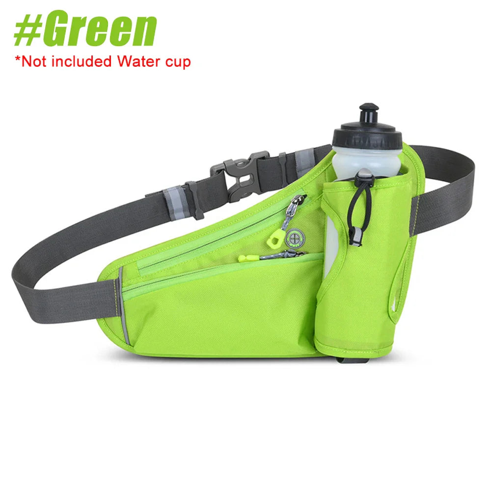<h2>Fanny Pack Ajustável com Suporte para Garrafa de Água – Bolsa de Cintura para Corrida e Viagem</h2>