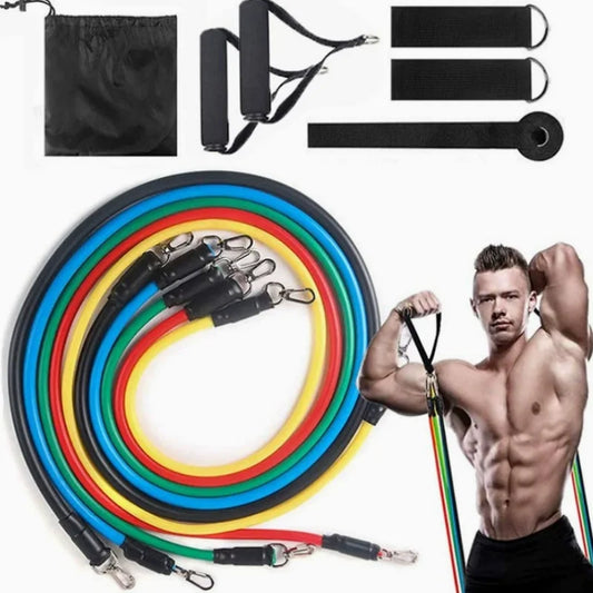 <h2>Jogo portátil de bandas de resistência para Yoga – treino de agilidade, musculação, boxe e CrossFit</h2>