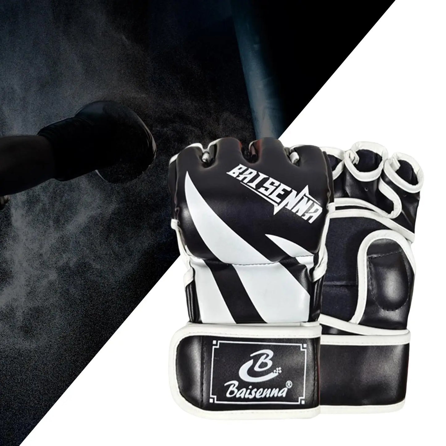 <h2>Luvas MMA Meio Dedo para Sparring – Equipamento de Proteção para Luta, Karate e Kickboxing</h2>