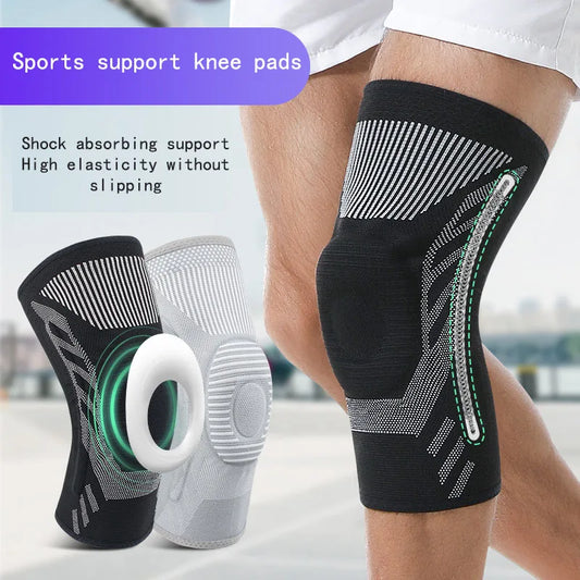 <h2>Joelheira de Silicone para Patela – Suporte para Menisco e Proteção Esportiva (1 Peça)</h2>