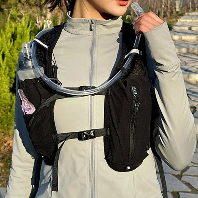 <h2>Pacote de Hidratação Reflexivo 5L – Colete para Corrida e Ciclismo com Armazenamento para Garrafa</h2>