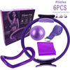 <h2>Kit Iniciante de Yoga – 6 Peças com Círculo Pilates, Cinto de Látex, Toalha e Faixa Elástica</h2>