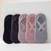 <h2>Meias de Yoga Antiderrapantes de Algodão e Silicone para Mulheres – Meias com Vendagem Respirável (3, 5 ou 1 Par)</h2>