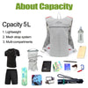 <h2>Mochila de Hidratação Ultraleve 5L para Trilhas e Corridas – Bolsa Respirável para Maratona e Ciclismo</h2>