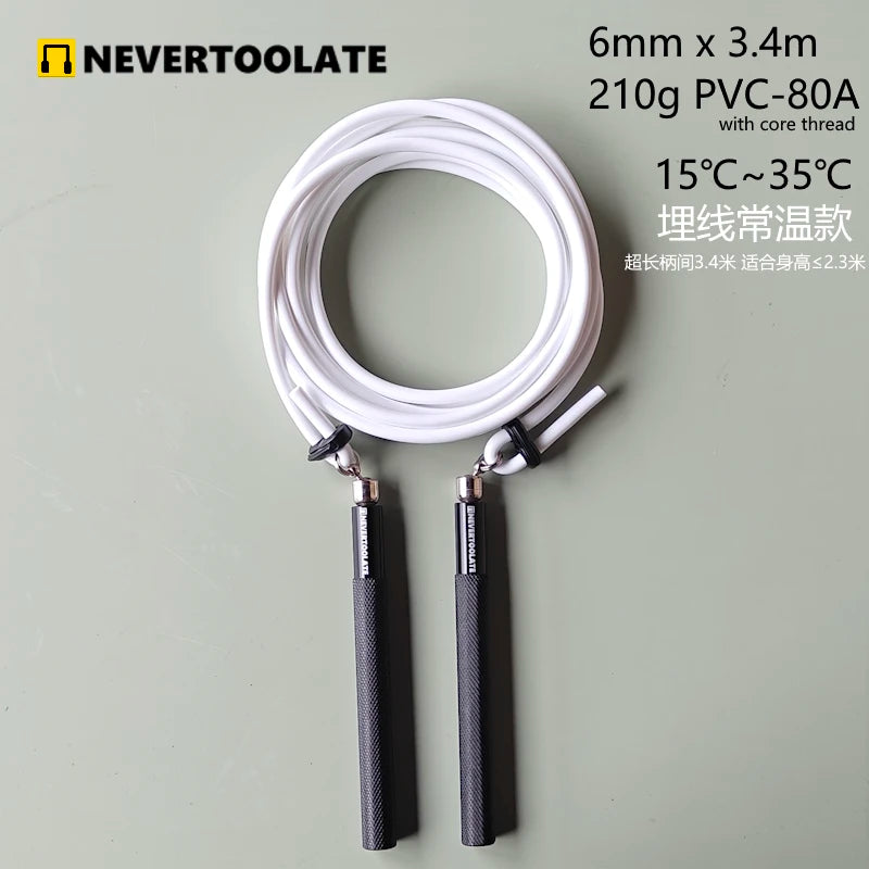 <h2>Corda de Pular com Rolamento de Esferas Metálico – Rotação 360°, Cabo de Metal, Sem Emaranhado</h2>