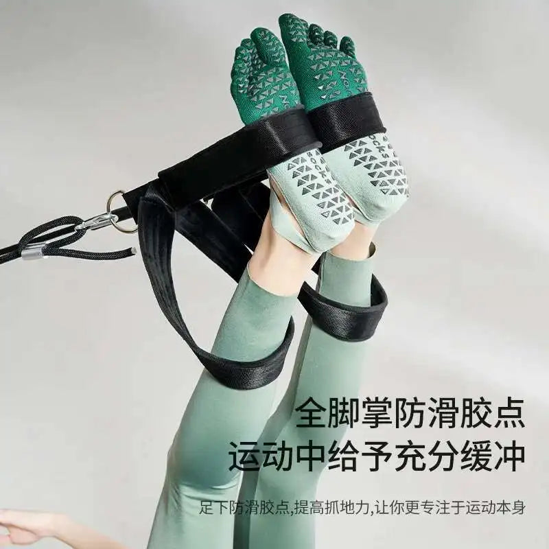<h2>Meias de Yoga com Tingimento Amarrado para Mulheres – Meias de Cinco Dedos, Absorventes e Antiderrapantes, 100% Algodão</h2>