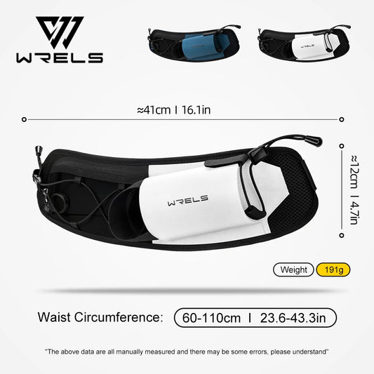 <h2>Wrels – Bolsa de Cintura para Corrida e Maratona com Bolso Duplo para Telefone e Garrafa</h2>