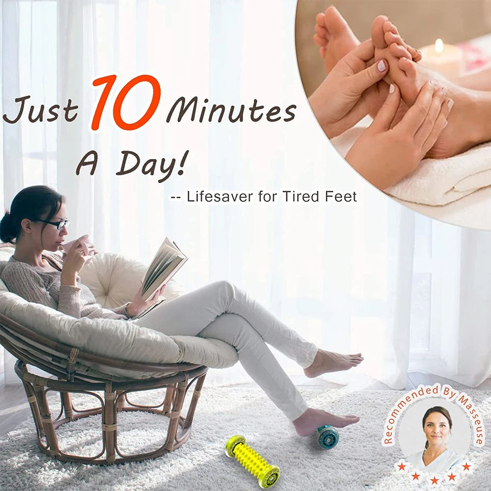 <h2>Bola de Massagem para Terapia de Dor no Pé – Para Fascite Plantar, Esporão de Calcâneo e Pontos Gatilho</h2>