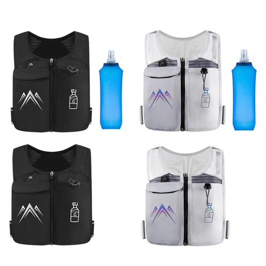 <h2>Pacote de Colete de Hidratação com Zíper e Bolsos – Mochila de Corrida para Trilhas, Unissex</h2>