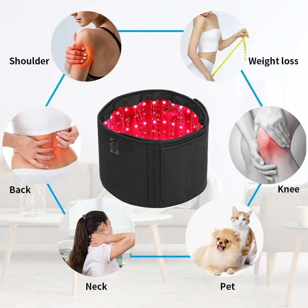 <h2>Cinturón de Terapia de Luz LED Láser – Dispositivo para Pérdida de Grasa y Terapia Caliente</h2>