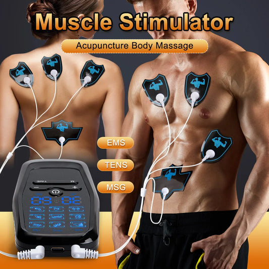 <h2>Estimulador Muscular Elétrico Digital – 9 Modos para Fisioterapia e Relaxamento</h2>