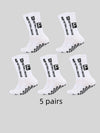 <h2>5 Pares de Pontos Adesivos Multicoloridos para Meias de Futebol – Antiderrapantes, Absorventes de Suor e Anti-odor</h2>