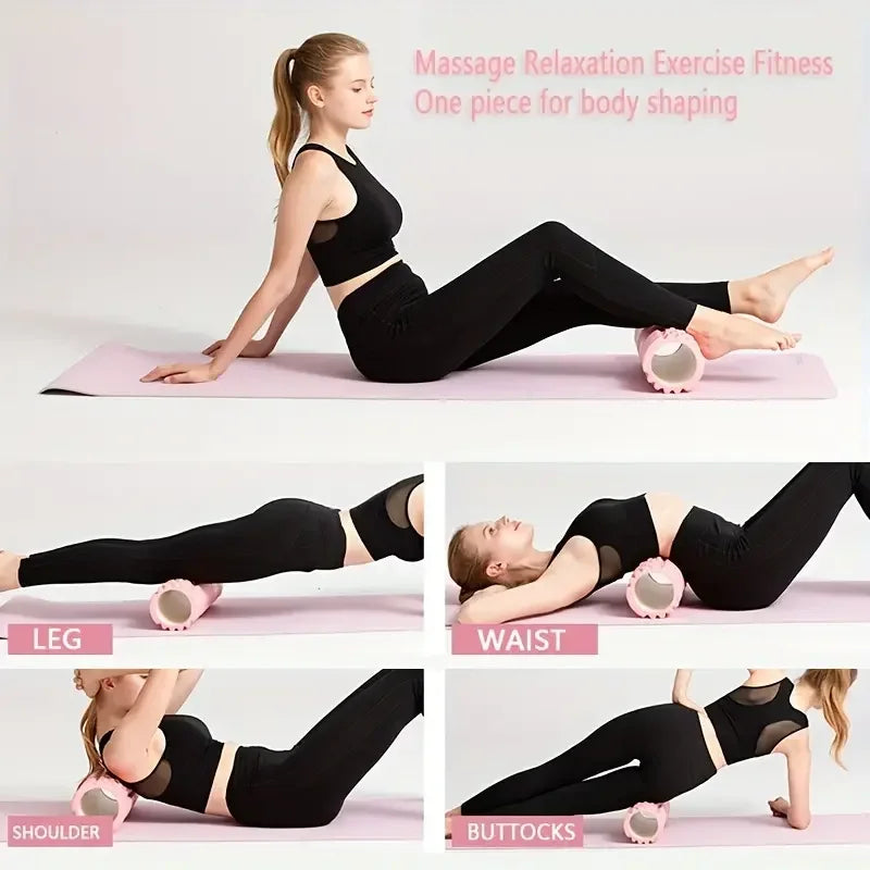 <h2>Rolo de Espuma para Massagem – Coluna de Yoga Vazia para Fitness, Fisioterapia e Reabilitação, 1 Unidade</h2>