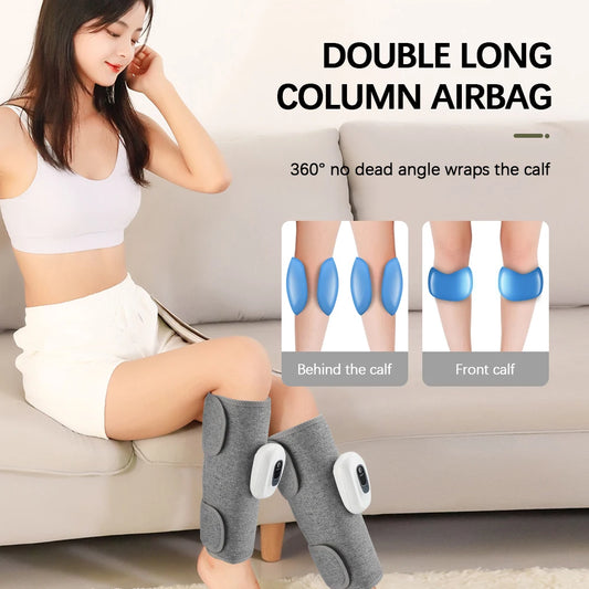 <h2>Massageador de Panturrilha com Pressão de Ar 360° – Massageador Sem Fio com 3 Modos de Compressão de Airbag</h2>