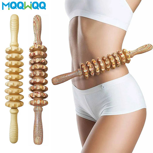 <h2>Massageador de Madeira com 9 Rodillos – Ferramenta Manual para Alívio de Dor e Celulite</h2>