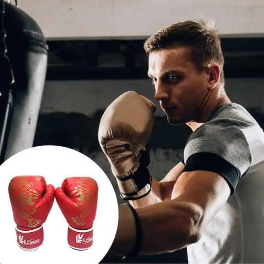 <h2>Luvas de Boxe para Adultos – Luvas de Couro PU Respiráveis para Kickboxing e Treinamento de Boxe Infantil</h2>