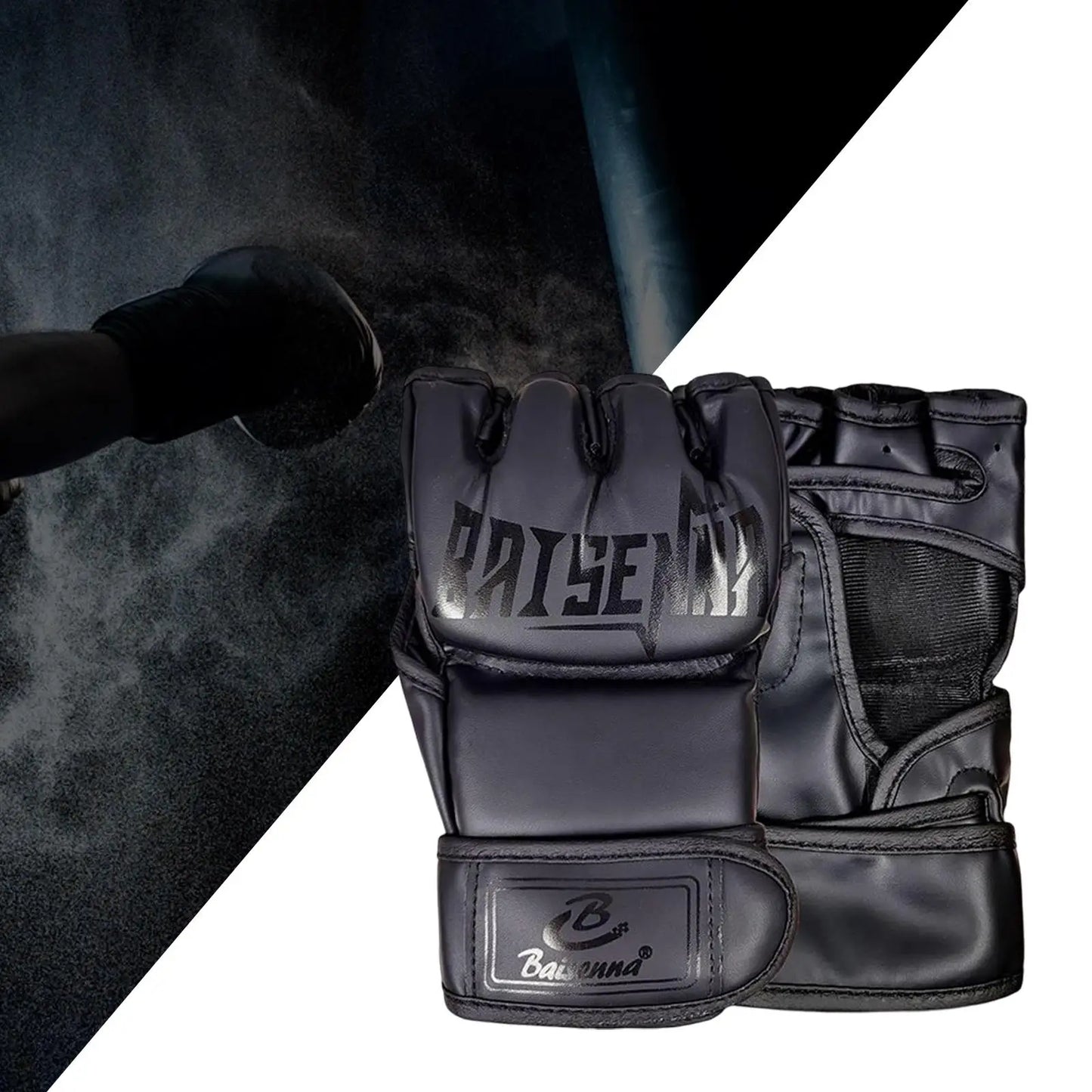 <h2>Luvas MMA Meio Dedo para Sparring – Equipamento de Proteção para Luta, Karate e Kickboxing</h2>