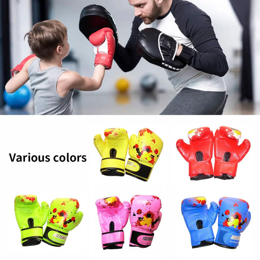 <h2>Luvas de Boxe para Crianças – Luvas de Treinamento para Saco de Boxe em Couro PU</h2>