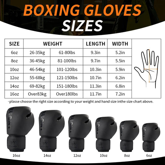 <h2>Luvas Profissionais de Boxe 8/10/12/14/16 oz – Para Muay Thai, Treinamento de Luta MMA para Homens e Mulheres</h2>