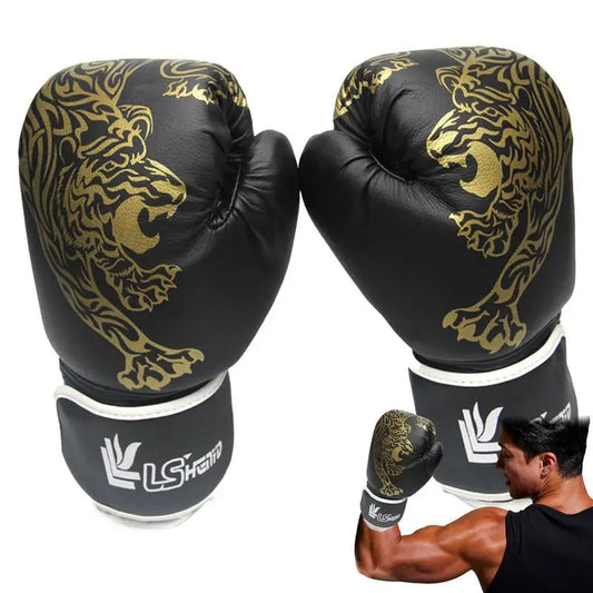 <h2>Luvas de Boxe para Adultos – Luvas de Couro PU Respiráveis para Kickboxing e Treinamento de Boxe Infantil</h2>