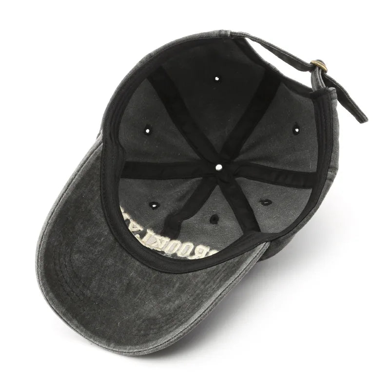 <h2>Boné Bordado Brooklyn Retro – Algodão Ajustável Unissex para Streetwear, Hip Hop e Uso ao Ar Livre</h2>