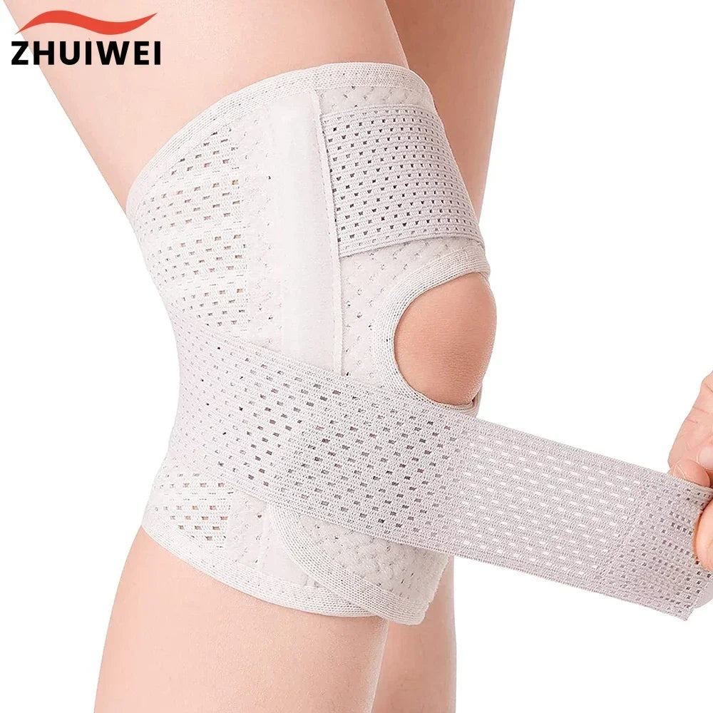 <h2>Joelheira com Estabilizadores Laterais – Suporte Respirável para Alívio de Dor no Joelho e Lesões de Menisco</h2>