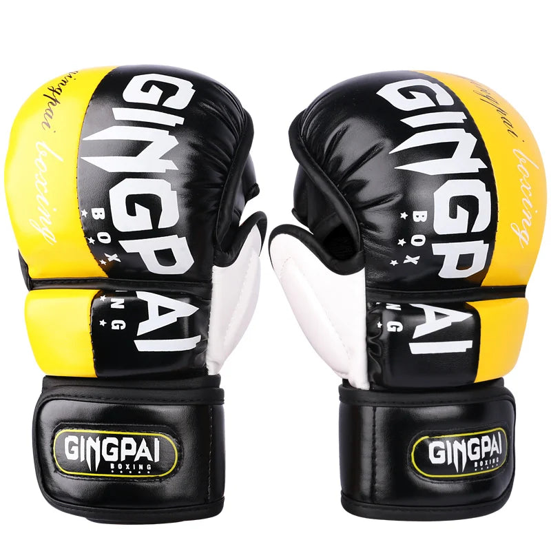 <h2>Luvas de Boxe MMA de Meio Dedo – Luvas Grossas para Treinamento de Artes Marciais Mistas</h2>