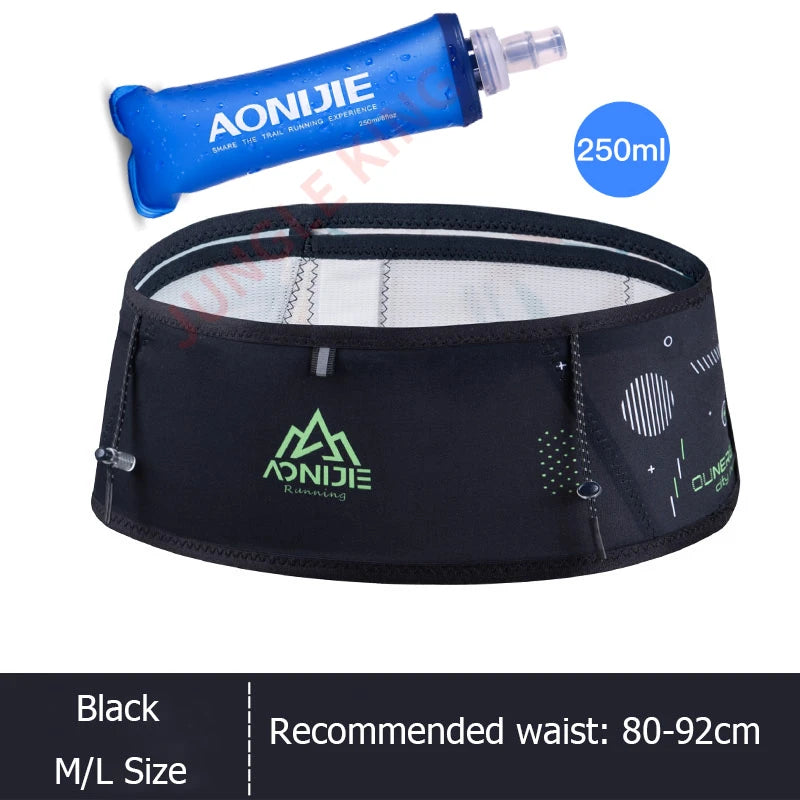 <h2>Aonijie – Cinto Bolsa Respirável e Leve Unissex com Bolsos para Corrida, Maratona e Ginásio (250ml)</h2>