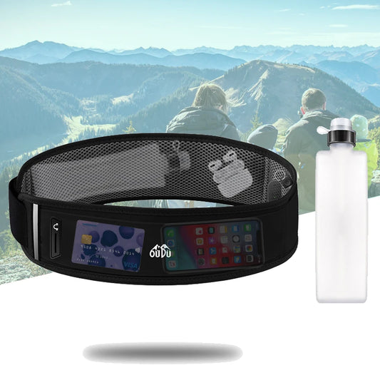 <h2>Bolsa de Cintura para Corrida com Suporte para Garrafa – Unissex para Verão, Ginásio e Maratona</h2>