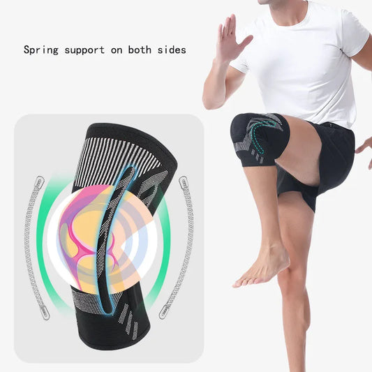 <h2>Joelheira de Silicone para Patela – Suporte para Menisco e Proteção Esportiva (1 Peça)</h2>